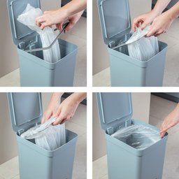 Lixeira com Pedal Trium 30 L com Duplo Compartimento Branco ou - 5 Lixeira com Pedal Trium 30 L com Duplo Compartimento Branco ou - 5