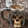 Caneca Inox Caveira Armadura Viking (Mod.1) - 7