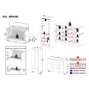 Ver imagem 4 de Quarto de Bebê Completo com Berço Americano 3 em 1 Allegra Multimóveis MP4594 Madeirado-Branco