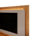 Ver imagem 3 de Painel Trevisco para Tv 70 Pol De MDF com Fitas de LED DJ Móveis