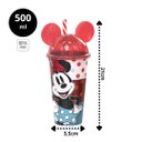 Ver imagem 4 de Kit Lanche Minnie Disney Copo Tampa e Canudo 500ml e Sanduicheira - Plasútil