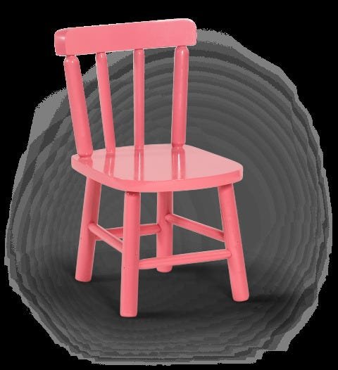 Conjunto Infantil 60x60 com 2 Cadeiras - Rosa - 3