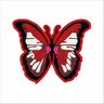 TAPETE FORMATO BORBOLETA MUITO LEGAL E DIVERTIDO DE MUITO DECORATIVO. - 2
