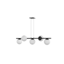 Ver imagem 1 de Pendente Lustre Luminária Globo de Vidro