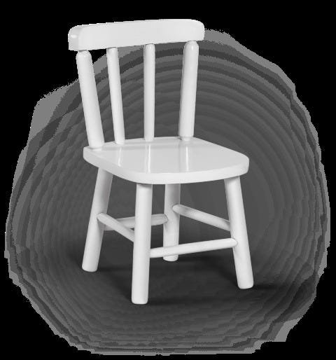Conjunto Infantil 60x60 com 2 Cadeiras - Branca - 3
