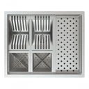Ver imagem 1 de Calha Quadrada Varanda Gourmet de Inox Escorredor Cozinha