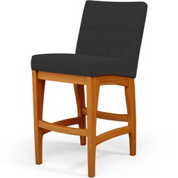 Kit 06 Banquetas Baixa Cozinha Bancada Bar Sala de Jantar Fixa Mila L02 Suede Preto - Lyam Decor Ban - 3 Kit 06 Banquetas Baixa Cozinha Bancada Bar Sala de Jantar Fixa Mila L02 Suede Preto - Lyam Decor Ban - 3