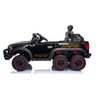 Mini Caminhonete Picape 6 Rodas Carro Elétrico Infantil Bateria 12v Preta Importway Bw-239pt Brinqwa - 3