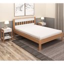 Ver imagem 1 de Cama Casalcm8007 e 2 Mesas de Cabeceira Az1016 Qt6 Amendoa Branco Tecno Mobili