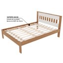 Ver imagem 7 de Cama Casalcm8007 e 2 Mesas de Cabeceira Az1016 Qt6 Amendoa Branco Tecno Mobili