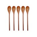 Ver imagem 1 de Kit 5 Peças Colher de Pau Madeira Modelos Mingau 27 Cm
