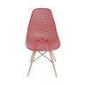 Kit 4 Cadeiras Eames Design Colméia Eloisa: Vinho - 3