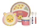 Ver imagem 1 de Kit de Alimentação Infantil Bebê Me-Lhama Oxford Fibra Bambu