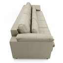 Ver imagem 7 de Sofá Retrátil Manual Sala de Estar Nolan Bipartido 339cm Conforto Premium em Couro Offwhite G58 - Gr