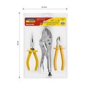 Ver imagem 3 de Kit de Ferramentas com Alicate de Pressão 10 Alicate Corte Diagonal 6 e Alicate Bico Me