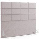 Ver mais imagens de Kit Cabeceira Cama Box Casal 140cm com Calçadeira Roma W01 Linho Bege - Lyam Lyam Decor