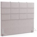 Ver imagem 3 de Kit Cabeceira Cama Box Casal 140cm com Calçadeira Roma W01 Linho Bege - Lyam Lyam Decor