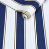 PAPEL DE PAREDE VINÍLICO IMPORTADO TEXTURA LISTRADA - AZUL | BRANCO - 3