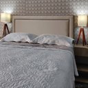 Ver imagem 1 de Cabeceira Casal Estofada Sevilha Diamond 2 Linho Bege 140 X 60 Rbl