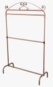 Ver imagem 1 de Arara para Roupas com 2 Cabideiros Vintage Rose Gold 1,20m