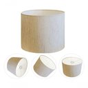 Ver imagem 5 de Cúpula Abajur e Luminária Cilíndrica Vivare Cp-7013 Ø30x30cm - Bocal Nacional Rustico-bege