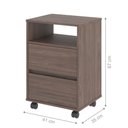 Ver imagem 2 de Mesa de Cabeceira com Rodízios Nadi Freijo