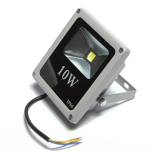 Kit 10 Refletores Led 10W Holofote COB 6500K Branco Frio - 3