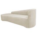 Ver imagem 4 de Recamier Curvo Orgânico 180cm 3 Lugares Lado Esquerdo para Sala de Estar Bouclé Paris