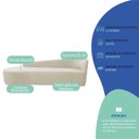 Ver imagem 5 de Recamier Curvo Orgânico 180cm 3 Lugares Lado Esquerdo para Sala de Estar Bouclé Paris