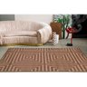 Tapete para Sala Sisal Eco-Nature Labirinto 70 Marrom 3,00X4,00M - J Serrano - 2