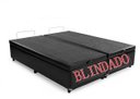 Ver imagem 2 de Cama Box Baú Queen Bipartido Blindado Sintético Preto Com Pistão A Gás