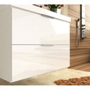 Ver mais imagens de Armário Balcão Gabinete Para Banheiro 60cm Com 03 Gavetas Pietra B06 Branco Brilho - Lyam Decor