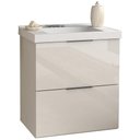Ver imagem 1 de Armário Balcão Gabinete Para Banheiro 60cm Com 03 Gavetas Pietra B06 Branco Brilho - Lyam Decor