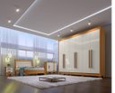 Ver imagem 1 de Guarda Roupa Casal Athos 6 Portas 100% Mdf D`doro Móveis - Cinamomo/off White