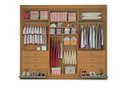 Ver imagem 3 de Guarda Roupa Casal Athos 6 Portas 100% Mdf D`doro Móveis - Cinamomo/off White