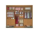 Ver imagem 3 de Guarda Roupa Casal Athos 6 Portas 100% Mdf D`doro Móveis - Cinamomo/off White