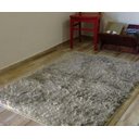 Ver imagem 1 de Tapete Sala Shaggy Macio 1,50 x 2,00 M Antiderrapante Gelo