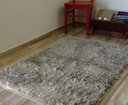 Ver imagem 1 de Tapete Sala Shaggy Macio 1,00 x 1,50 M Antiderrapante Gelo