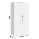 Ver imagem 4 de Armário Multiuso em MDF 2 Portas Branco Texas Fênix