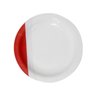Conjunto Pratos 20 Peças Jantar Jogo Cozinha Vermelho Ceramica Xicara - 2