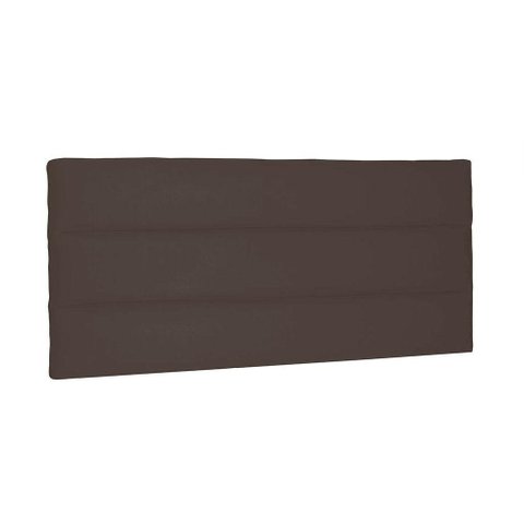 Cabeceira Painel La Italiana Solteiro 90cm Suede Café