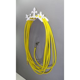 Suporte Mangueira Jardim CLÁSSICO BRANCO ALL STYLE - 3