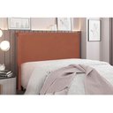 Ver imagem 3 de Cabeceira Cama Box Queen 160 Cm Garden Veludo S04 Cor Cobre