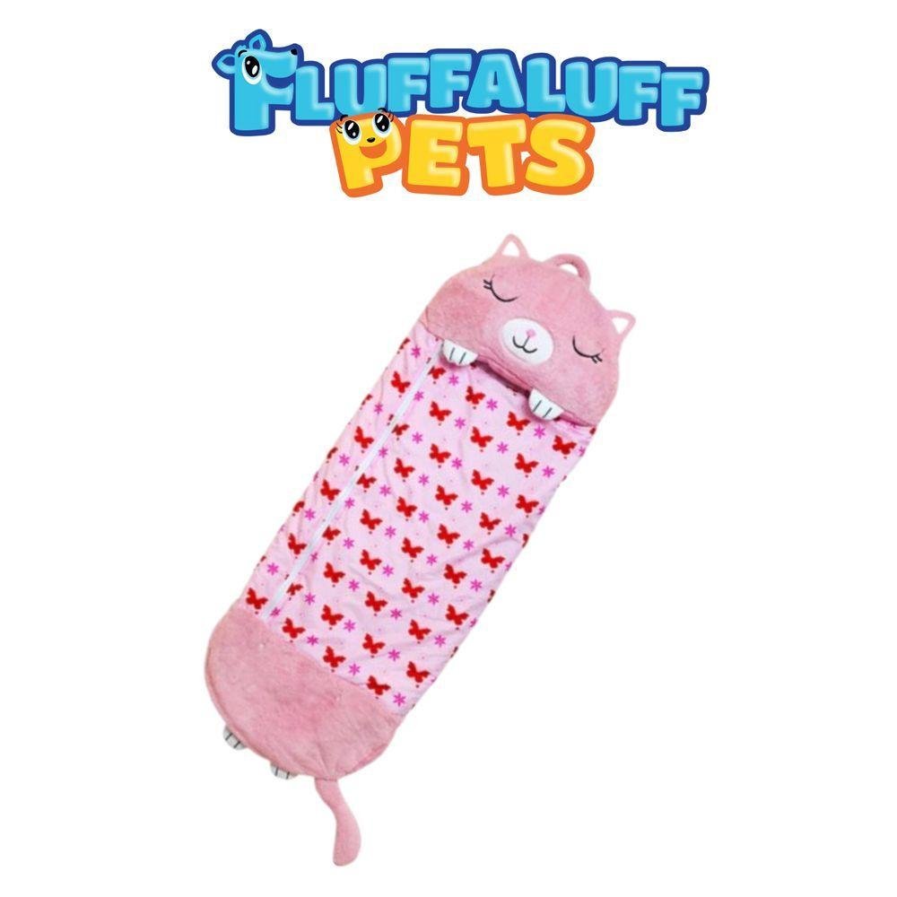 Saco de Dormir Fluffaluff Pets - Gato 135x50cm Rosa - 6