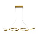 Ver imagem 1 de Lustre Pendente Taschibra Design Paris 18w Led 80cm Luz Quente 3000k Bivolt Ouro