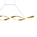 Ver imagem 3 de Lustre Pendente Taschibra Design Paris 18w Led 80cm Luz Quente 3000k Bivolt Ouro