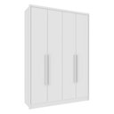 Ver imagem 2 de Guarda-Roupa Casal com 4 Portas e 2 Gavetas 165cm Multimóveis CR35487 Neve