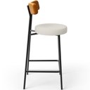Ver imagem 6 de Kit 05 Banquetas Baixa Cozinha Sala Jantar Bancada Milão L02 Couríssimo Whisky Champagne - lyam deco