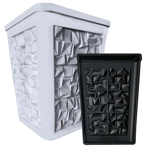 Forma Vaso 3d Abs Gesso e Cimento Profissional - Abstrato