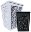 Ver imagem 1 de Forma Vaso 3d Abs Gesso e Cimento Profissional - Abstrato